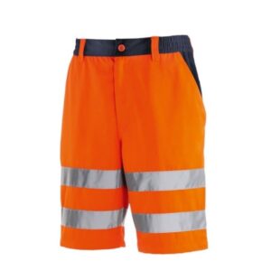 TeXXor Hi-Vis korte werkbroek Erie oranje