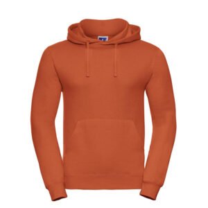 russell heren hoodie sweater 260gr m2 oranje