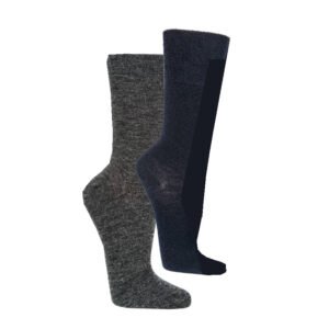 comfort zakelijk wollen sokken met band (2 paar)